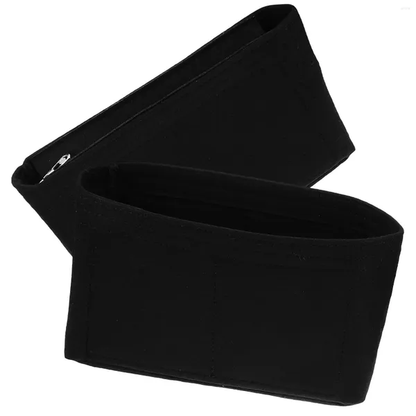 Sacos de armazenamento 2 pcs bolsa organizador saco de mão inserção forro inserções maquiagem pequena tote mulheres plug-in bolsa