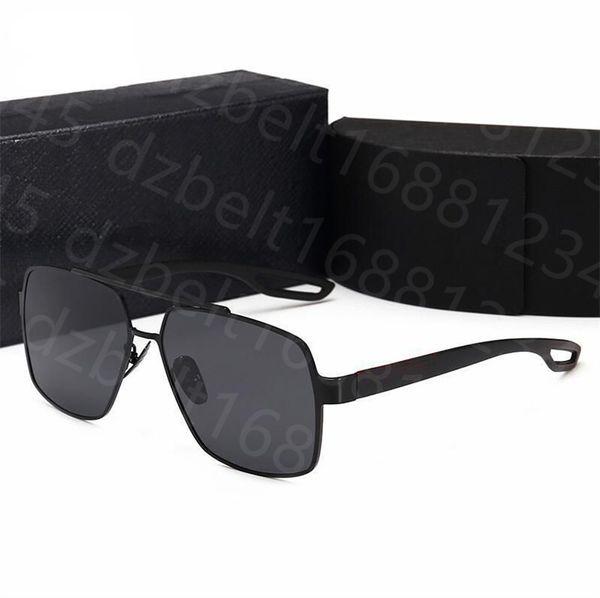 Moda Tasarımcı Güneş Gözlüğü Kadın Erkek Güneş Gözlüğü Altın Kare Gözler Premium UV 400 Güneş Gözlük Plajı Adumbral Lüks Polarize Güneş Gözlüğü