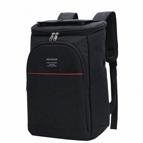 Denuoniss 20L lata bolsa mais refrigerada com saca -rolhas 100% de cerveja à prova de vazamento Backpack Outdoor Piquenique para piquenique térmico bolsa de geladeira j9ts#