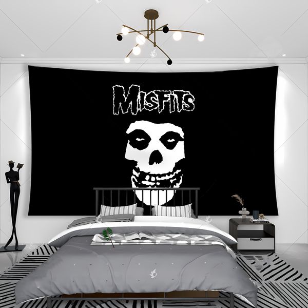 Misfits Rock Band Poster Banner Flag, Hanging Game Pool Hall, dekoriert mit Wandteppich