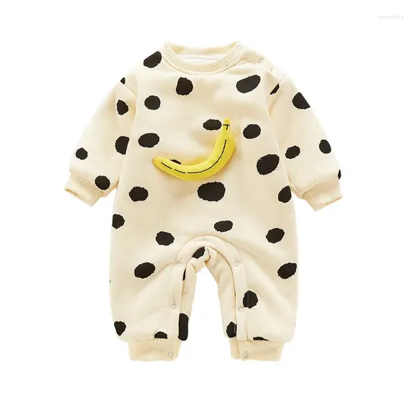 Kleidung Sets Herbst Winter Kinder Baby Onesie Geboren Strampler Lange ärmeln Infant Overall Niedlichen Cartoon Tasche Furz Junge Mädchen