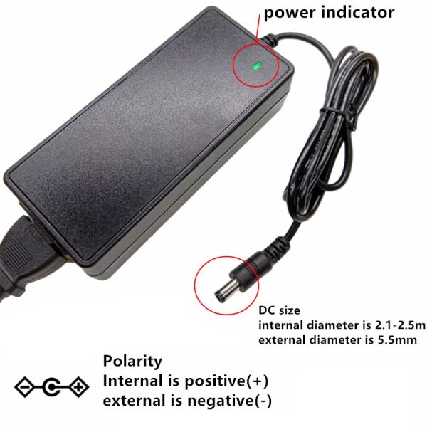 13.5V Comutação do conversor de suprimento do adaptador de energia 5,5*2,5mm 3a 4a 5a ADAPTOR UNIVERSAL AC/DC