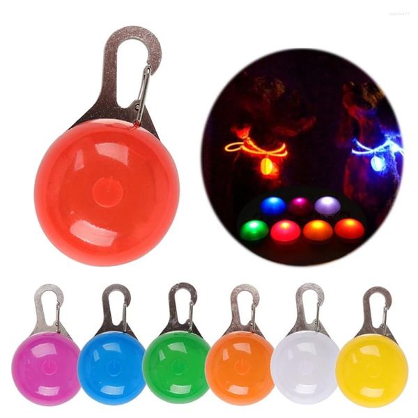 Collari per cani LED notturni Pandent per animali domestici che si illuminano al buio Forniture per animali domestici luminosi Accessori Collare per gatti Guinzagli luci