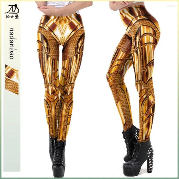 Produttori di leggings da donna Costume da donna diretto da film Collant fitness elastici stampati digitali in 3D da donna