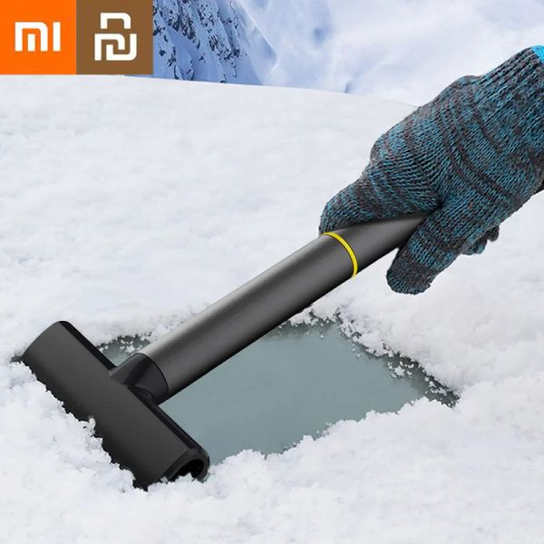 Controllo Xiaomi Youpin Raschietto per ghiaccio e neve Parabrezza per auto Dispositivo per la rimozione del ghiaccio Strumento per la pulizia automatica dei vetri Strumento per raschiare l'inverno Accessori per il lavaggio Inverno