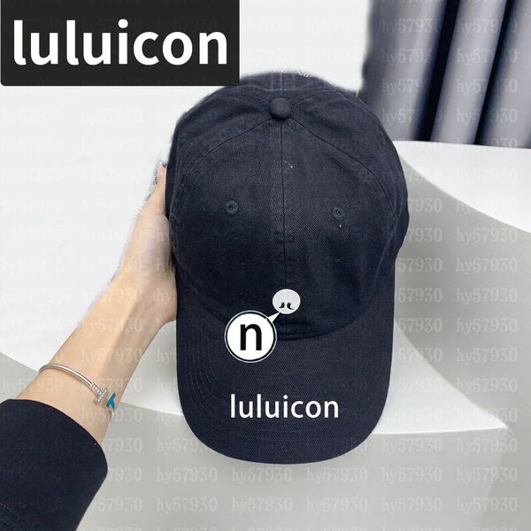 Lu designer femminile Lu Yoga Baseball Cappellino Summer Men's Cappello femminile Sunshine Sun Shade Hat Gorra Para Hombre Yoga Travel Lettera Yoga ricami Outdoor