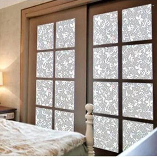 Fensteraufkleber Dekoration Sonnenschutz Privatsphäre einfache saubere Abziehbilder Glasfilm Badezimmer