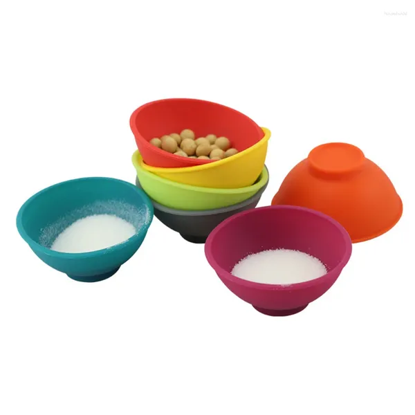 Garrafas de armazenamento 1 PCS Tigela de Silicone 67mm 50mm Jar Recipiente Moedor Tubulação Caixa de Cozinha Fumar Fumo Acessórios de Cigarro