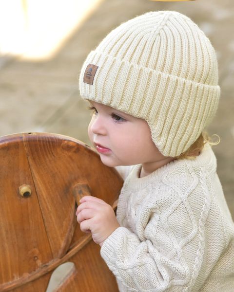 Baby-Mütze, Fleece-gefütterte Kleinkind-Wintermütze mit Ohrenklappen, warme Mützen für kleine Mädchen und Jungen, süße Mützen für Kinder 240311