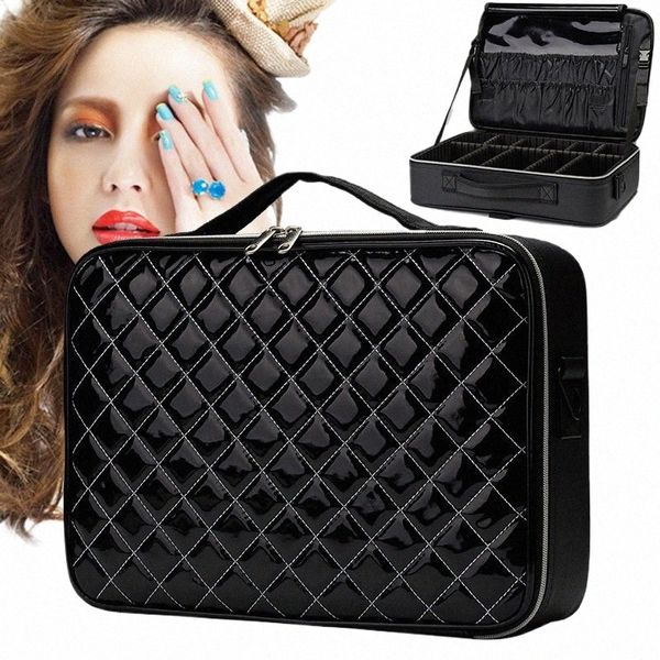 Ringer Partiti Bag Especial Maquiagem Bag Grande Capacidade Maquiador Com Maquiagem Portátil Storage Bag Toolbox x7ta #