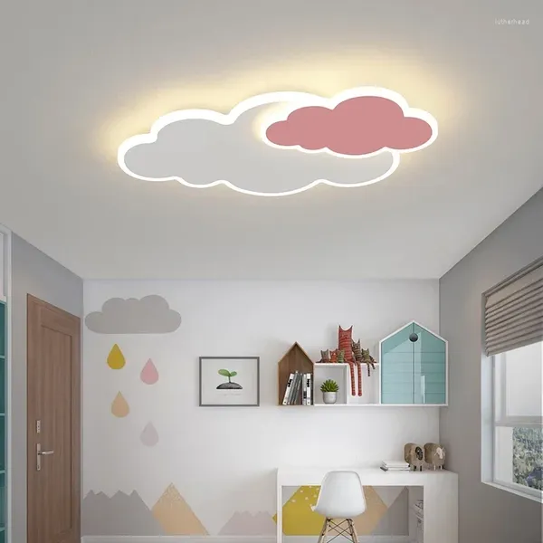 Потолочные светильники с облаками, светодиодные лампы для украшения спальни, детской комнаты, внутреннее освещение, современное освещение заподлицо