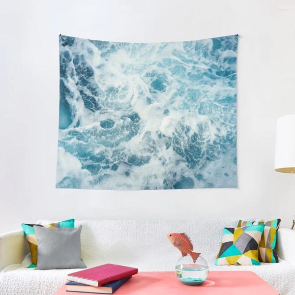 Arazzi Onde del mare nell'oceano Tapestry Art Mural Wall Carpet On