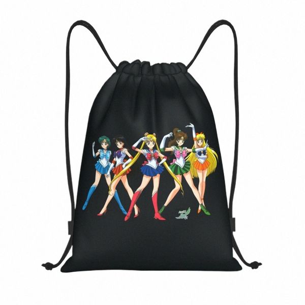 personalizzato Sailors Anime Mo Coulisse Zaino Borse Uomo Donna Leggero Palestra Sport Sackpack Sacchi per il negozio 40Uw #