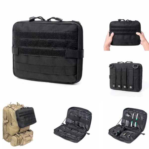 Sobrevivência Molle Tactical Molle Medical Primeiros Soces Pouch Outdoor Sport Nylon Nylon Multifuncional Backpack Acessório Exército EDC Hunting Tool Bag