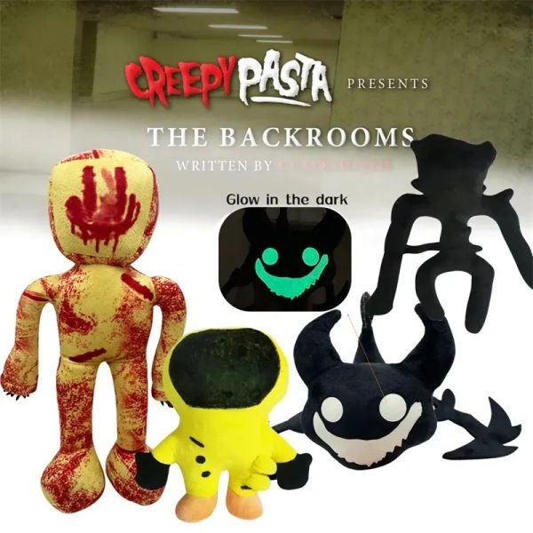 Fuja da sala dos fundos popular jogo de terror boneca brinquedos de pelúcia animais de pelúcia decoração para casa