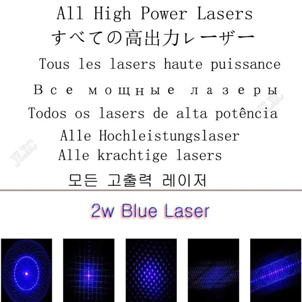 caneta alta poderosa ponteira azul laser tocha militar 450nm 10000m Focusable Poodern Laser Light que Burn Match/FireCrackers