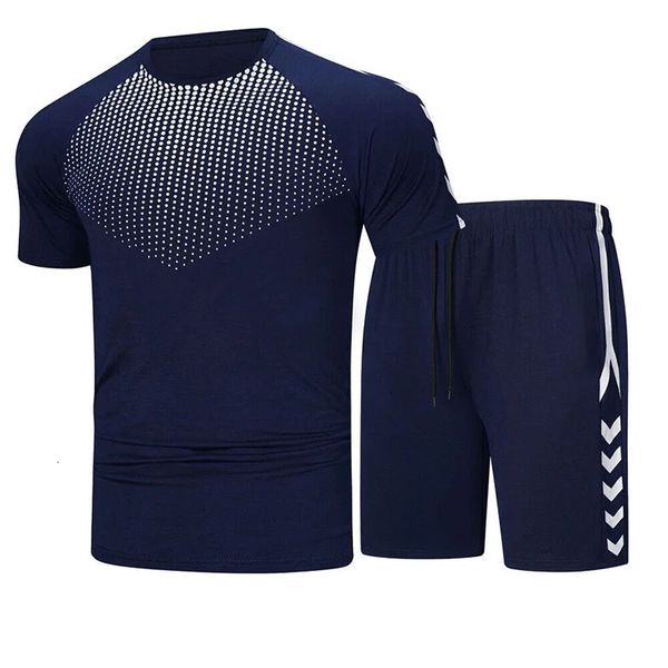 Divise da calcio per il tempo libero Set da calcio per uomo Kit vuoti Tute da allenamento per squadra Camicia da calcio traspirante e pantaloncini da corsa 240318