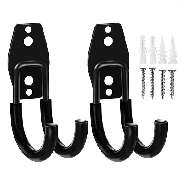 Ganchos 2 Pack Garagem Heavy Duty Wall Mount Organizer Utility com anti-revestimento J