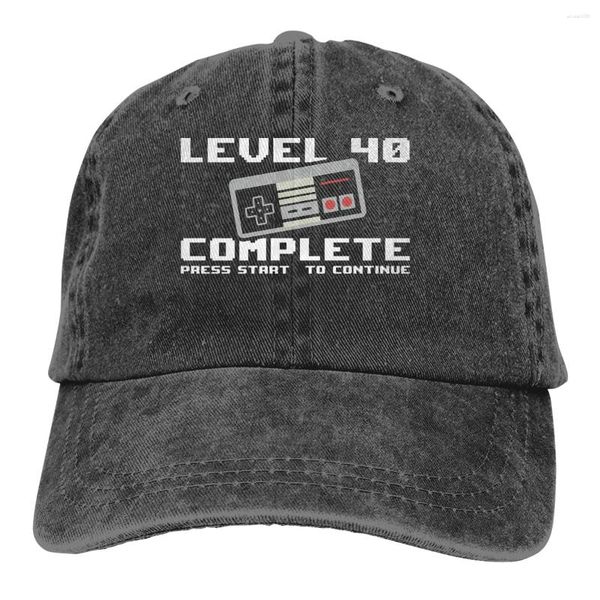 Ball Caps Seviye 40 Komple 1978 Gamer 40. Doğum Günü Hediyesi Beyzbol şapkası Capt Sport Unisex özel yılını 1981'de şapkalarda zirveye çıkardı