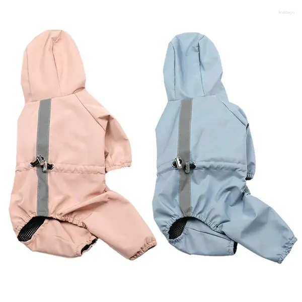 Köpek Giyim Pet Yağmur Kıyafetleri Su Geçirmez Ceket Hoodie Hardshell Sınıf Kumaşları Küçük ve Orta Köpekler ve Büyük