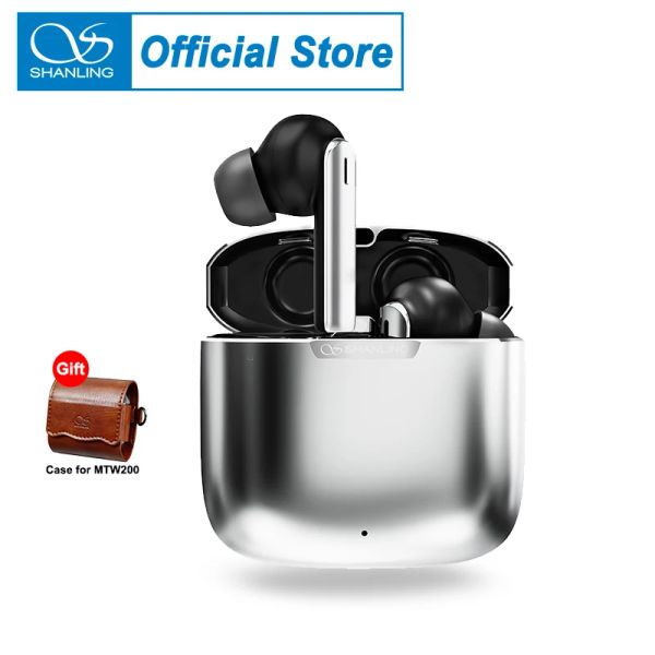 Cuffie shanling mtw200 tws ture wireless bluetooth 5.2 auricolare auricolare auricolare auricolare auricolare auricolare aptx AAC SBC per il telefono Android iOS