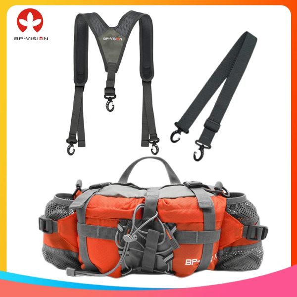 Sacos Bpvision Caminhada Ao Ar Livre Saco De Cintura Homem Ciclismo À Prova D 'Água Mochila Mountain Sports Fanny Pack Camping Nylon Caça Accessori