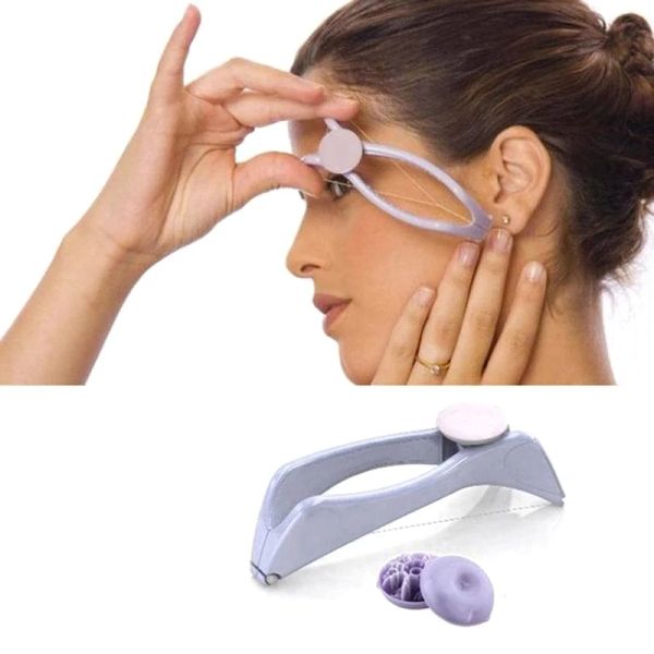 Novo 1pcs de removedor de cabelo facial de cabelo diy spring threading epilator para sobrancelhas labiais remoção de cabelo de remoção de cabelo