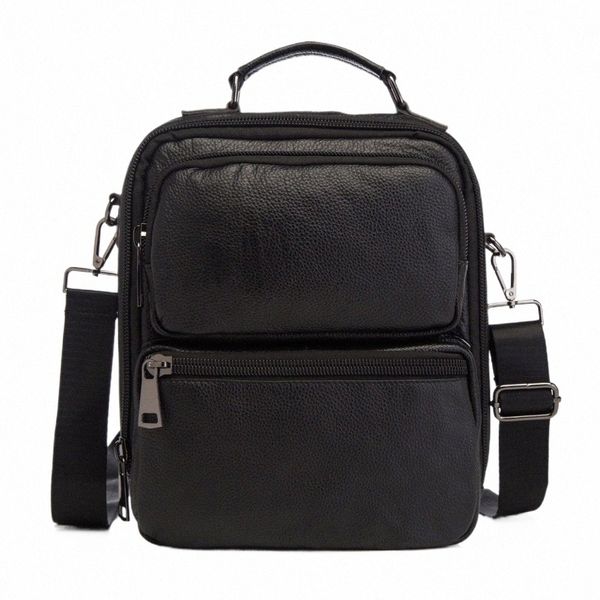 Original Leder Male Casual School College Schulter Menger Bag Fi Crossbody Tasche 10 