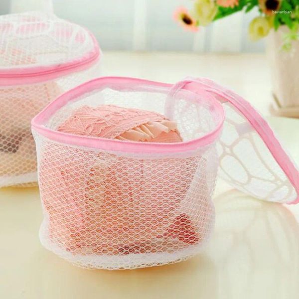 Sacchetti per biancheria 2 Borsa per PC Casa Cura del reggiseno Lavatrice Biancheria intima speciale Resistente alla deformazione Rete grande per organizer