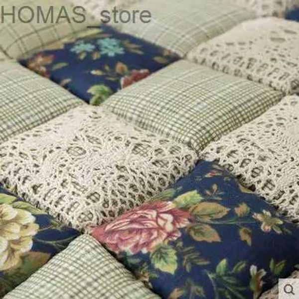 Almofado de almofada de almofada 40x40cm Fancy Square Cotton Seat Soff Sofá Cushion Chave de cozinha doméstica Cushion doméstico decorativo Cushio Va80 Y240409