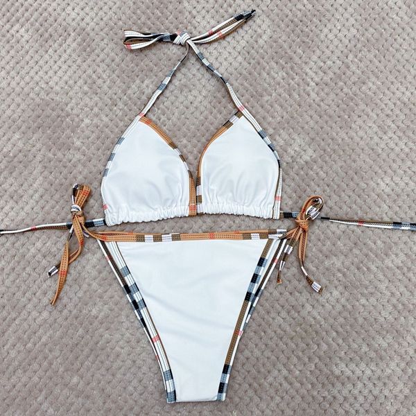 Thong Bikini De Dise O Kadın Tasarımcı Mayo Kapak Seks Kayışı Yeşil Yüksek Bel Yatağı Takım Bir Parçalı Mayo Mektubu Yüzme Lüks Banyo Takımı