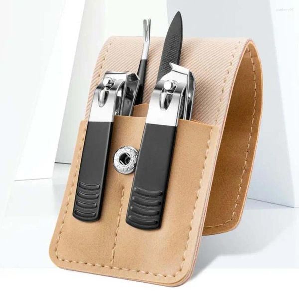Наборы для дизайна ногтей, 4 шт./компл., инструмент для педикюра из нержавеющей стали, кусачки для сглаживания, шлифования, набор кусачек для пилочек для омертвевшей кожи