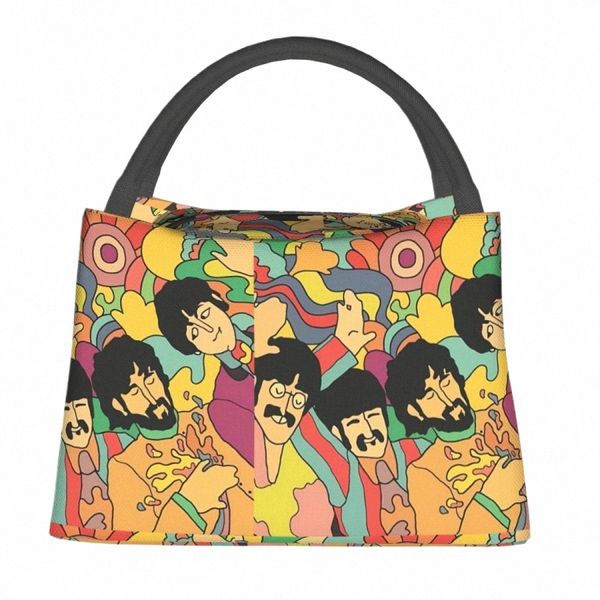 The B-BeatL Poster Lunch Bag Music Art Office Lunch Box para adultos Vintage Print Thermal Lunch Bags Waterproof Cooler Bag T4ZE #