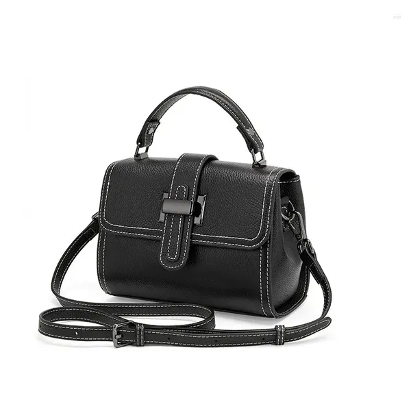 Bolsas de ombro 2024 moda maré mãe verão crossbody bolsa feminina de couro tudo um portátil pequeno quadrado