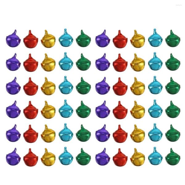 Party Supplies 300 Stück Weihnachten gemischte Farbe Metallglocken Jingle lose Perlen DIY Handwerk Kragen für