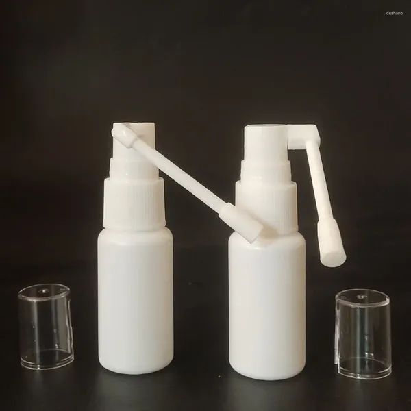 Lagerflaschen 10 Stcs Kunststoffbehälter Nasensprühflasche Spirale feiner nebel weiß kleiner reiset
