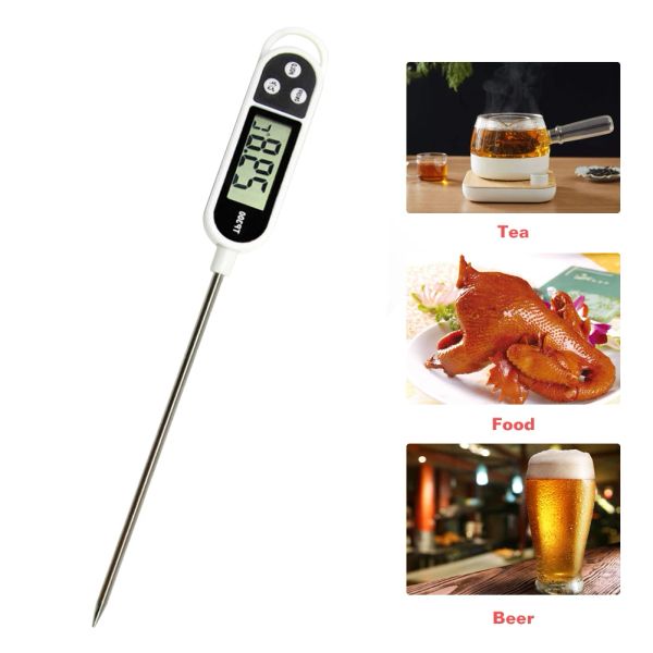 TP300 LCD Digitales Fleisch Thermometer Kochen Lebensmittel Küche BBQ Sonde Wasser Milchöl Flüssigtemperatursensor Messgerät