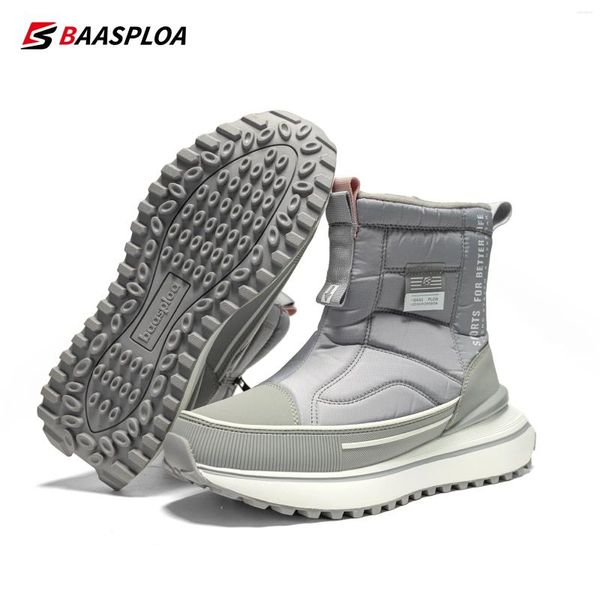 Stivali Baasploa Donna Inverno Neve Impermeabile Caviglia Outdoor Antiscivolo Scarpe da passeggio in peluche Resistenti all'usura