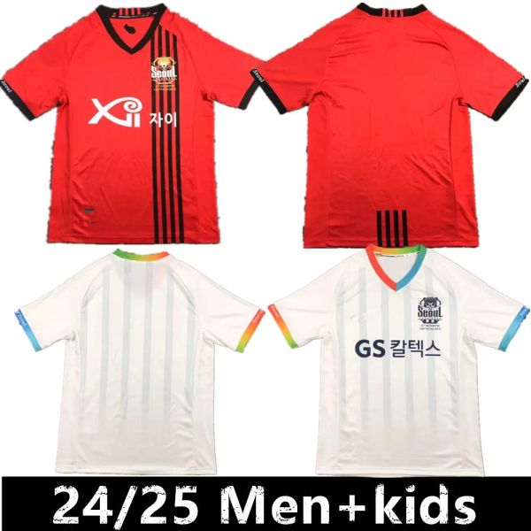 24-25 FC Seul Jerseys Home Away GK Goleiro K League Japão Mens Homem Futebol Uniformes Personalizados Camiseta Camiseta 2024 2025 Fan Versão