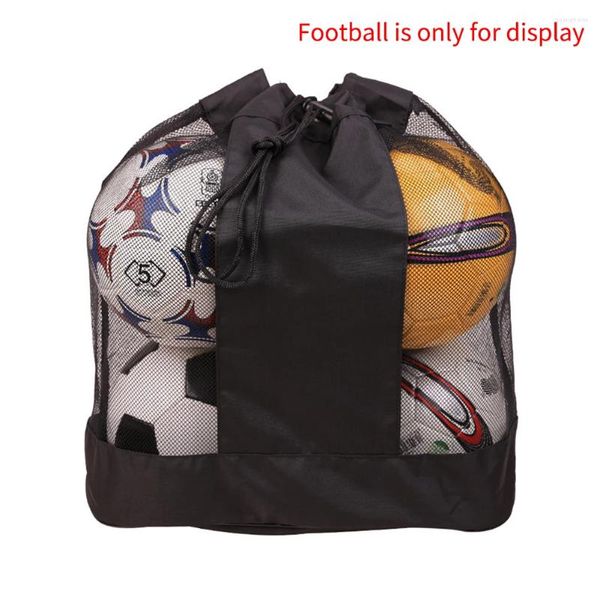 Basketballsack mit Kordelzug, Oxford-Stoff, Volleyball, verstellbarer Riemen, einzelne Schulter, Sportausrüstung, Mesh-Balltasche, unverformbar