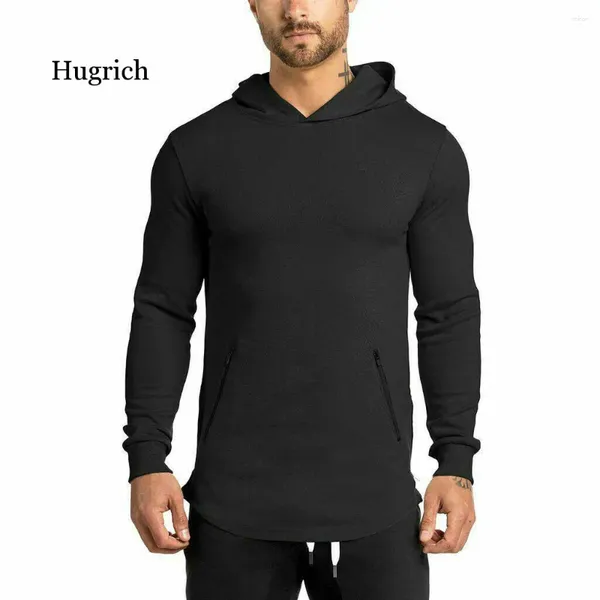 Herren Hoodies Fashion Herbst Herbst Winter Winter Langarm Hoodie Sweatshirt Fitness Jacke Kapuze mit Reißverschluss Up Pullover Jumper Copp Outwear Schwarz Weiß