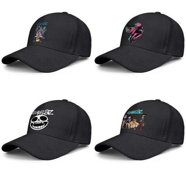 Men039s e Women039s Baseball Caps Cricket Graphics personalizados Moda Moda Hat Gorillaz Fan Art Logo Gorillaz The Now Music3781667