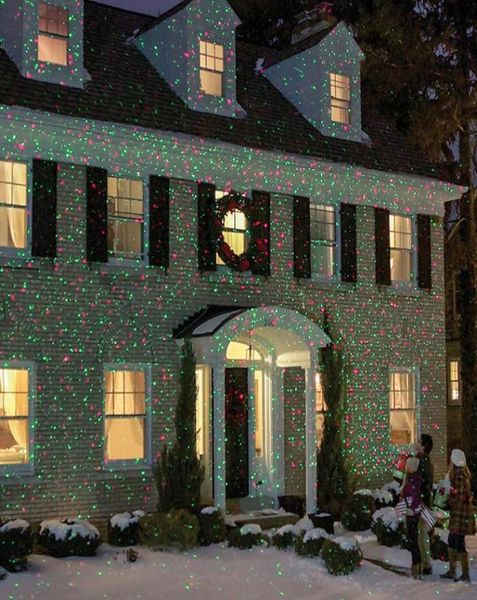 Outdoor IP65 IP65 Laser impermeabile Lightred Green Firefly Effetto laser Proiettore Lights Christmas Laser Show House Proiettore1383157