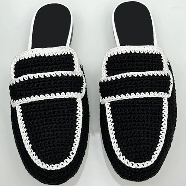 Повседневная обувь Baeromad Fashion Runway Summer Indoor Black Blat Btone Loafer