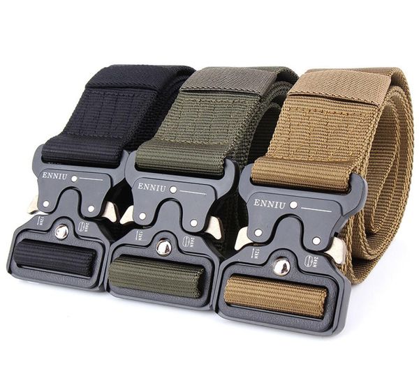 SWAT Military Equipment Abtrop Army Belt Men039s Heavy Duty US Soldier Combat Tactical Gürtel Sturdige 100 Nylon -Bund 458832760