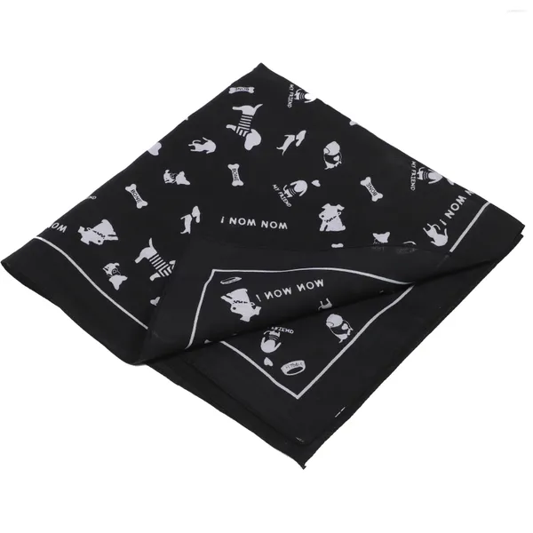 Bandanas Radsportmaske schwarze Bandannas für Kopfmänner, während Schal Hals Stirnband Hund Knochendruck Baumwolle Fräulein Welpenknochen