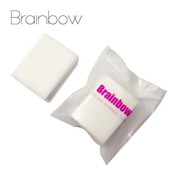 Brainbow 400pc smalto per unghie pulizia salviettine asciutte di cotone gel ridotto gel rimozione di carte asciutti arte cuscine