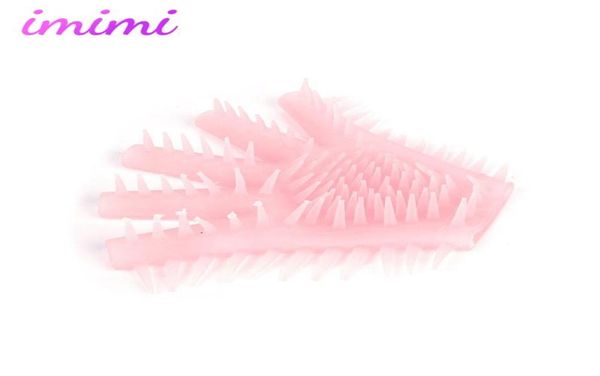 Masturbatori maschile masturbazione spike silicone guanti sauna massaggio guanto giochi adulti flirtare prodotti per coppie giocattoli esotici6830631