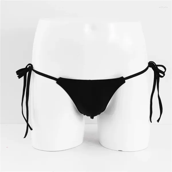 Подчиненные банки Jockstrap Mens String Bikini Bikini нижнее белье с низкой талией купальник Sissy Jock ремешки Tanga Slip Slip