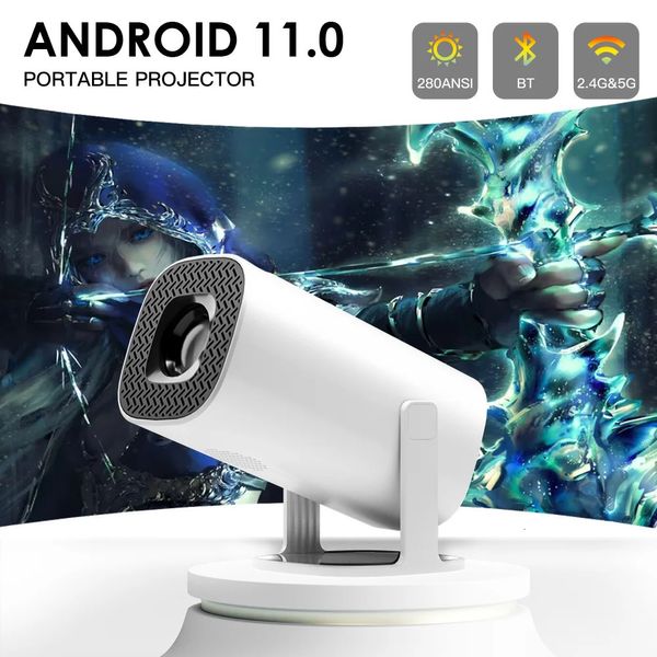 P30 Smart Mini Projector Android 11 WiFi6 Support 4K 1080p BT50 1208720p Home Cinema Portable 240419